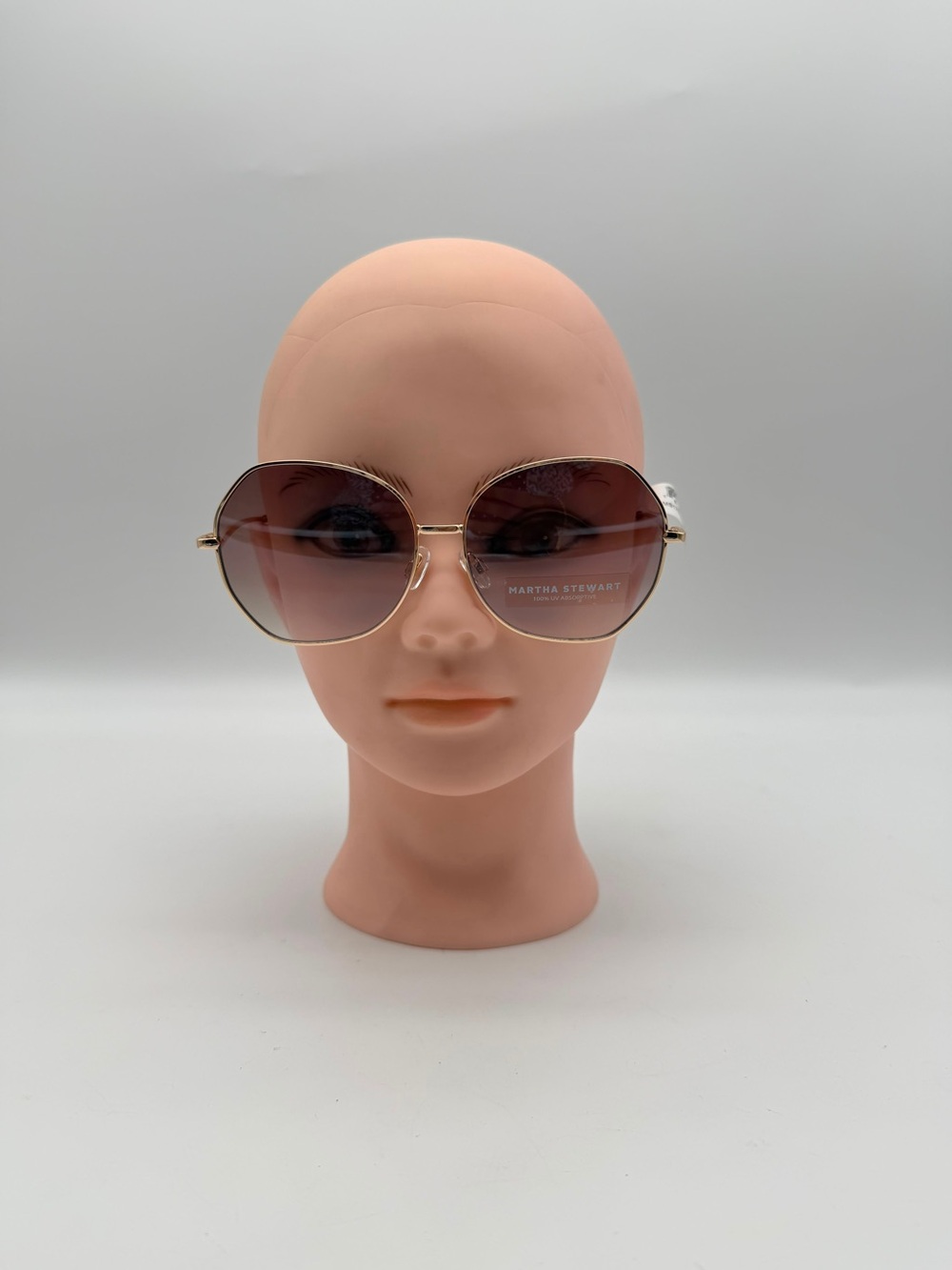 Martha Stewart Women's Oversized Round Sunglasses - Brown Gradient